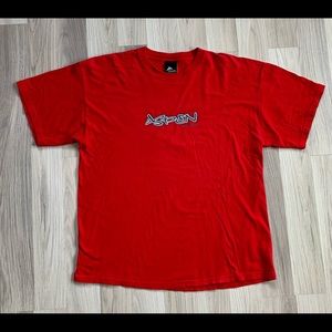 Vtg Y2K Aspen Colorado Graffiti Style T-shirt. XL